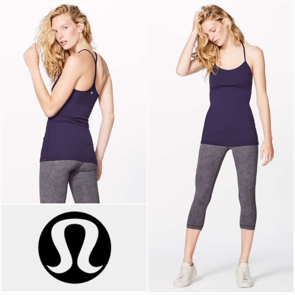 LULULEMON 6 Power Pose Tank Aeon Purple W1AHXS Size 6